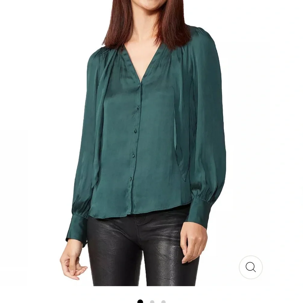 CLEOBELLE DARK SPRUCE BLOUSE - Picture 3 of 9